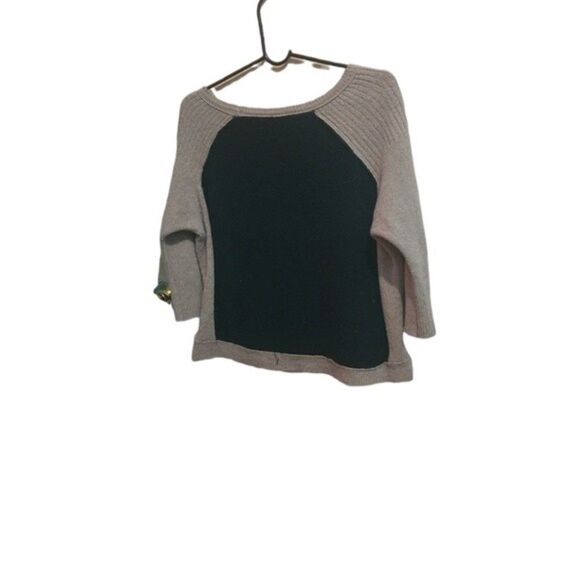 Free People Tan / Black Tabard Color Block Sweater - Picture 6 of 6